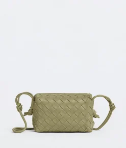 Bottega Veneta Mini Loop Camera Bag Travertine Clearance
