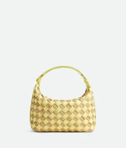 Bottega Veneta Mini Wallace Sherbert/natural New