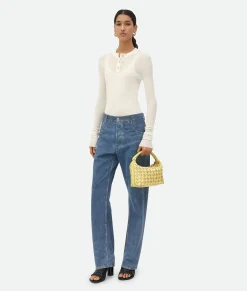 Bottega Veneta Mini Wallace Sherbert/natural New