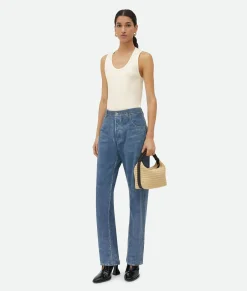 Bottega Veneta Mini Wallace Natural/fondant Discount