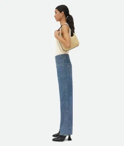 Bottega Veneta Mini Wallace Natural/fondant Discount