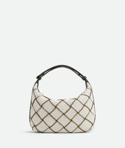 Bottega Veneta Mini Wallace Kaki/natural Discount