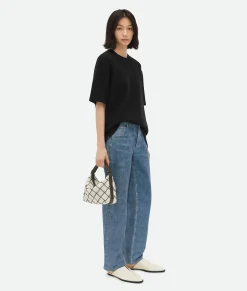 Bottega Veneta Mini Wallace Kaki/natural Discount