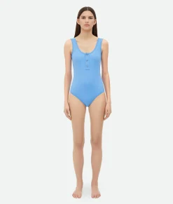 Bottega Veneta Nylon Swimsuit Admiral Clearance