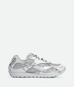 Bottega Veneta Orbit Sneaker Silver Clearance