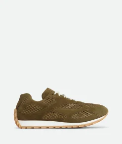 Bottega Veneta Orbit Sneaker Olive oil Best