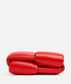 Bottega Veneta Padded Intreccio Cushion Red stone Best