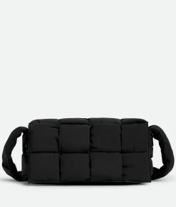 Bottega Veneta Padded Tech Cassette Black / Parakeet Sale