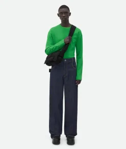 Bottega Veneta Padded Tech Cassette Black / Parakeet Sale