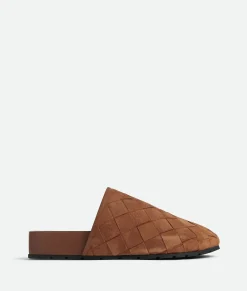 Bottega Veneta Reggie Mule Caramel