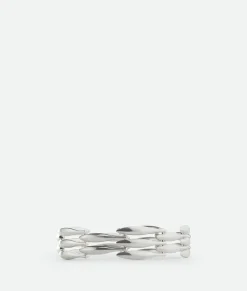Bottega Veneta Sardine Bracelet Silver Best