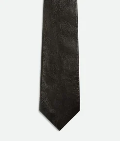 Bottega Veneta Shiny Leather Tie Kale Outlet