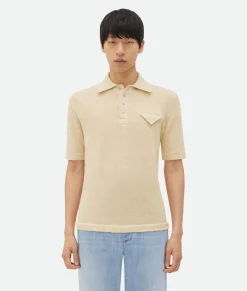 Bottega Veneta Slim Fit Light Linen Polo String Online