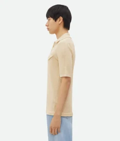 Bottega Veneta Slim Fit Light Linen Polo String Online