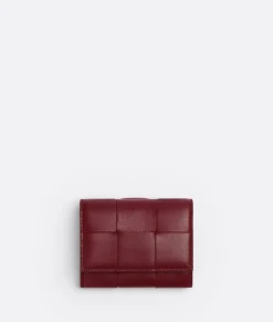 Bottega Veneta Small Envelope Card Case Bordeaux Clearance