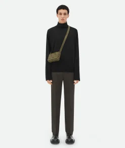 Bottega Veneta Small Cassette Mud / Natural Hot