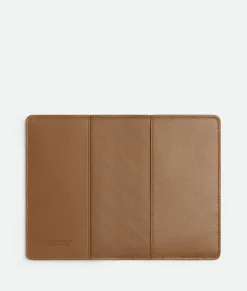 Bottega Veneta Small Intrecciato Notebook Cover Teak New