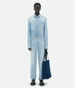 Bottega Veneta Small Intreccio Tote Bag Indigo Online