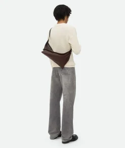 Bottega Veneta Small Zigzag Bitter chocolate/fondant Sale