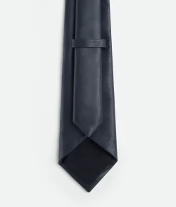 Bottega Veneta Smooth Leather Tie Shadow Best