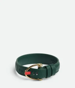 Bottega Veneta Snake Bracelet Raintree