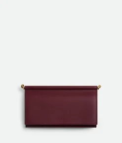Bottega Veneta Solstice Large Flap Wallet Barolo Best