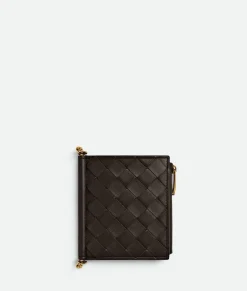 Bottega Veneta Solstice Small Bi-Fold Wallet Fondant New