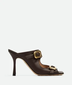 Bottega Veneta Stretch Buckle Mule Sandal Fondant