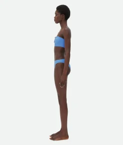 Bottega Veneta Stretch Nylon Bikini With Knot Ring Admiral Best