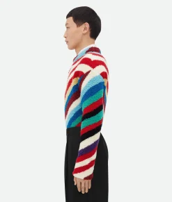 Bottega Veneta Striped Wool Jumper Multicolor New