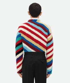 Bottega Veneta Striped Wool Jumper Multicolor New