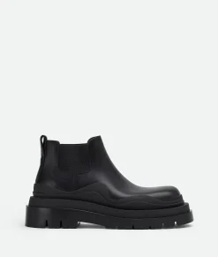 Bottega Veneta Tire Ankle Chelsea Boot Black Online