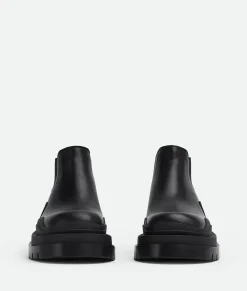 Bottega Veneta Tire Ankle Chelsea Boot Black Online