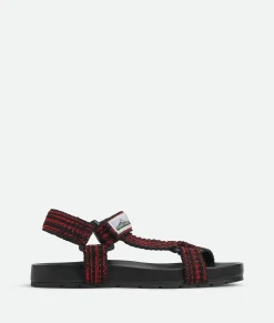 Bottega Veneta Trip Sandal Black/carmine Best