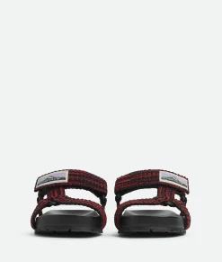 Bottega Veneta Trip Sandal Black/carmine Best