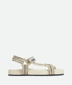 Bottega Veneta Trip Sandal Sea salt/mole