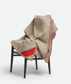 Bottega Veneta Tweed Blanket Brown Online