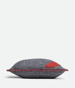 Bottega Veneta Tweed Cushion Blue Sale