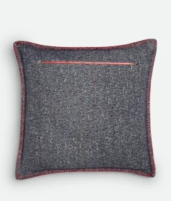 Bottega Veneta Tweed Cushion Blue Sale