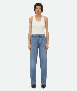 Bottega Veneta Vintage Indigo Cargo Denim Mid blue Online