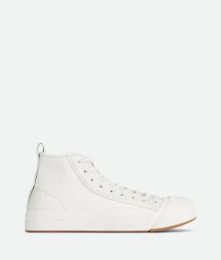 Bottega Veneta Vulcan Leather Sneaker Optic white Sale