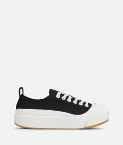 Bottega Veneta Vulcan Platform Sneaker Black / White Clearance