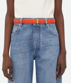 Bottega Veneta Watch Belt Orange Best
