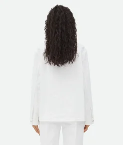 Bottega Veneta Denim Jacket White New