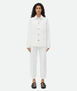 Bottega Veneta Denim Jacket White New