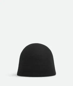 Bottega Veneta Wool Felt Hat Black New