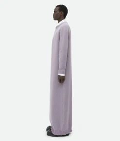 Bottega Veneta Wool Long Dress Pale lilac Sale