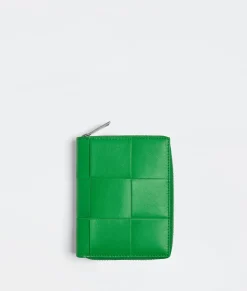 Bottega Veneta Zip Around Wallet Parakeet Best