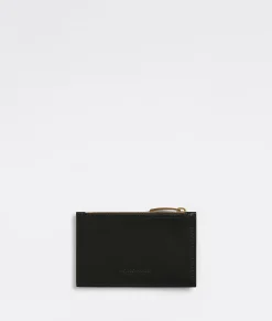 Bottega Veneta Zipped Card Case Black Hot